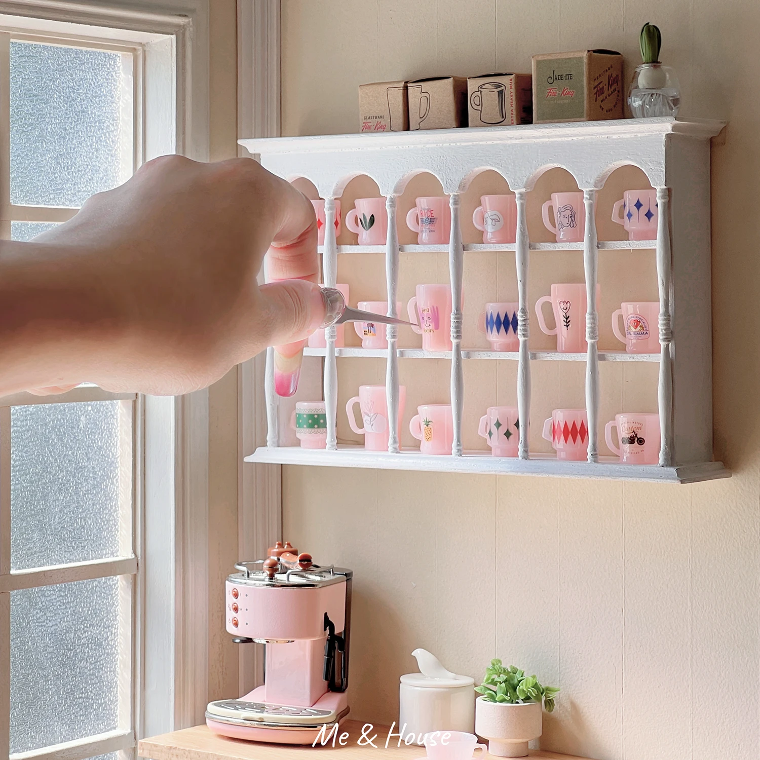 1/6 Scale Dollhouse Miniature Furniture Wooden Shelf Cabinet Sink Cabinet Operator Counter Bar Dollhouse Kitchen Accessory