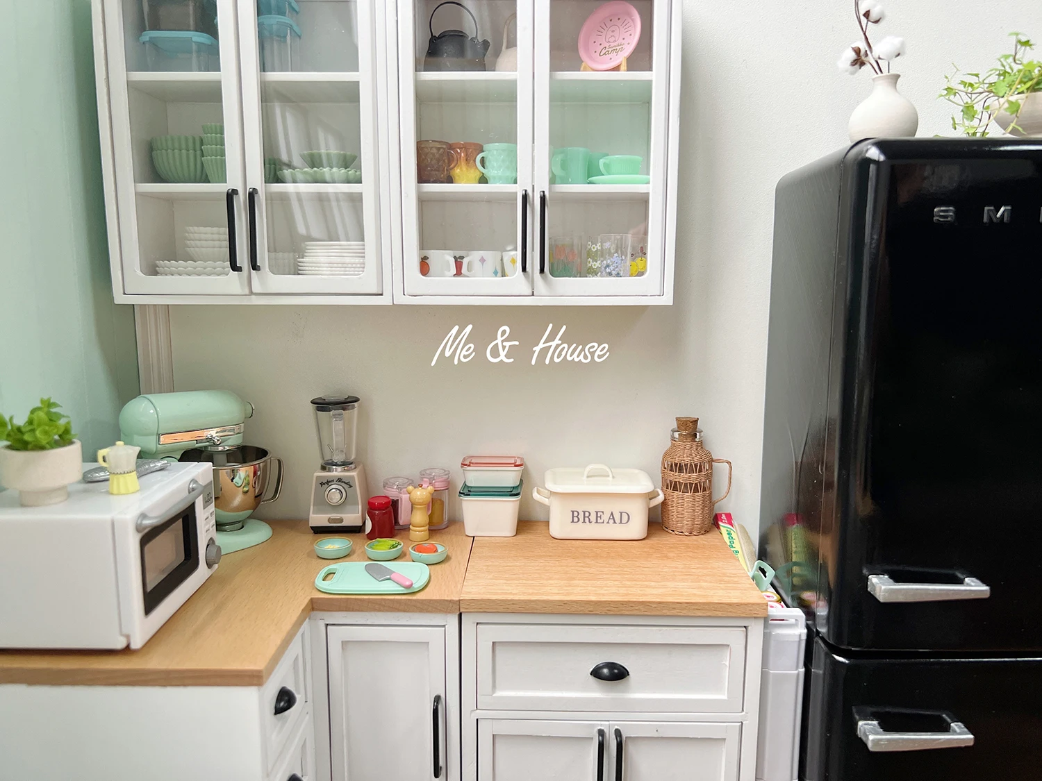 1/6 Scale Dollhouse Miniature Furniture Wooden Shelf Cabinet Sink Cabinet Operator Counter Bar Dollhouse Kitchen Accessory