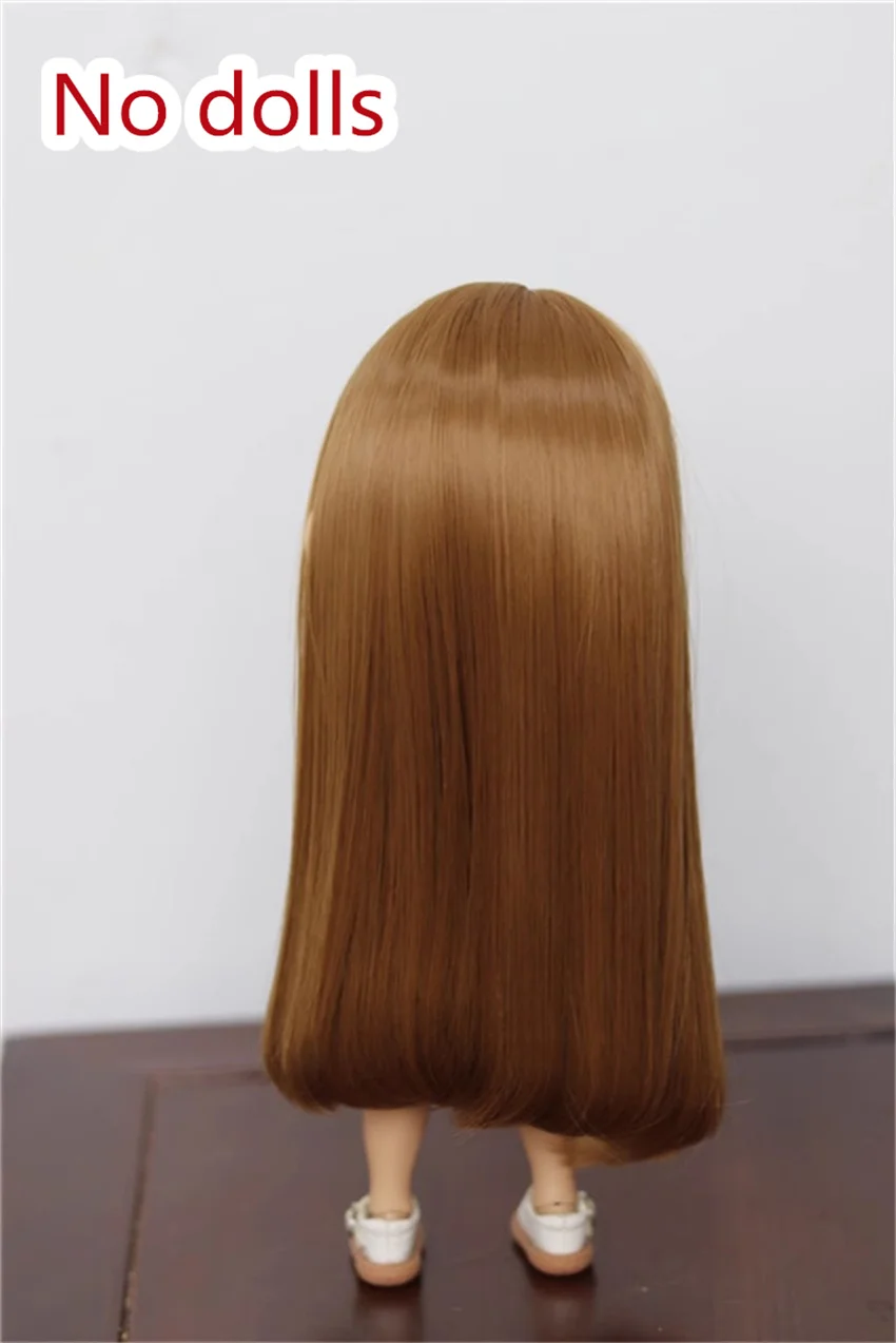 In Stock BJD Doll Wig Blythe Baby Big Head Diandian High Temperature Silk Long Pear BJD Accessories (No Dolls)