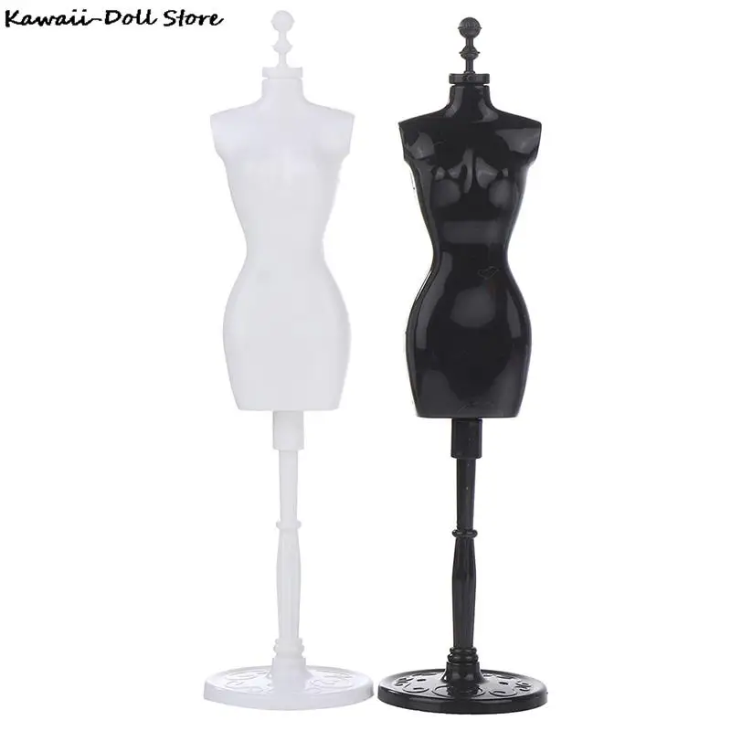 1Set 1:6 Dollhouse Miniature Mannequin Coat Hanger Skirt Support Wedding Mannequin Stand Humanoid Model Toy