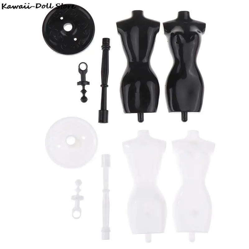 1Set 1:6 Dollhouse Miniature Mannequin Coat Hanger Skirt Support Wedding Mannequin Stand Humanoid Model Toy