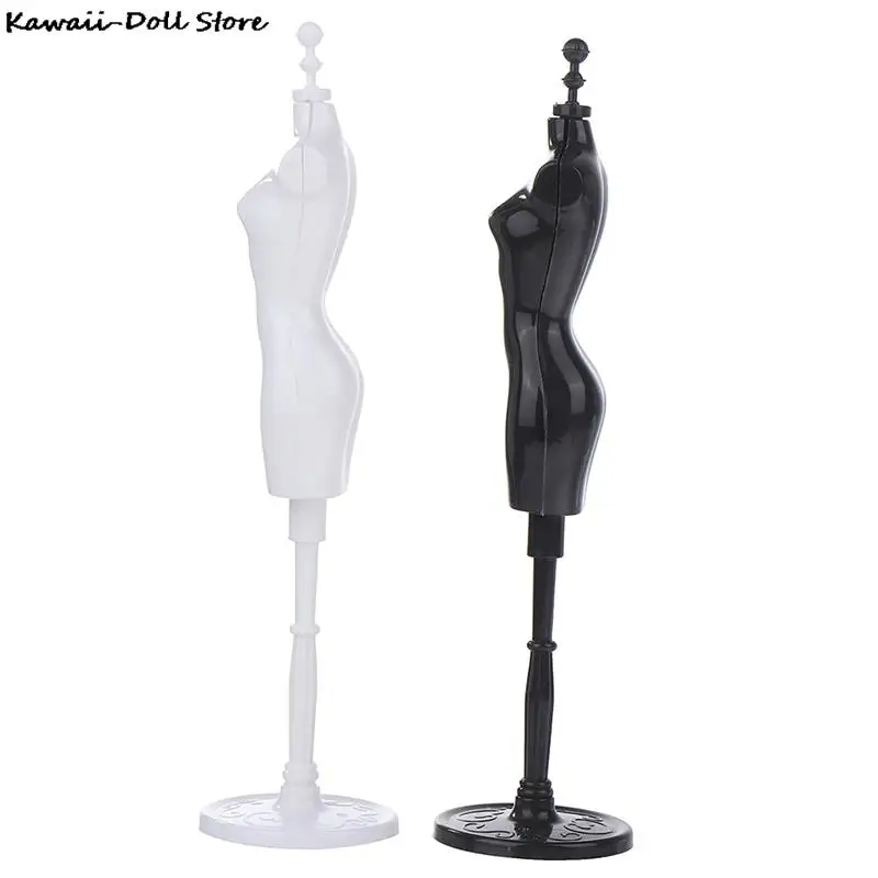 1Set 1:6 Dollhouse Miniature Mannequin Coat Hanger Skirt Support Wedding Mannequin Stand Humanoid Model Toy