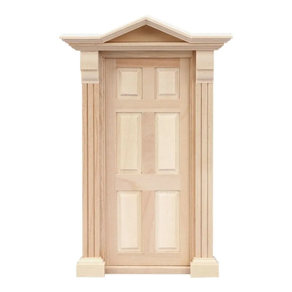 Cute Wooden Frame and Glass Plate Doll House DIY Double Window 1/12 Dollhouse Miniature Accessories Furniture Toys