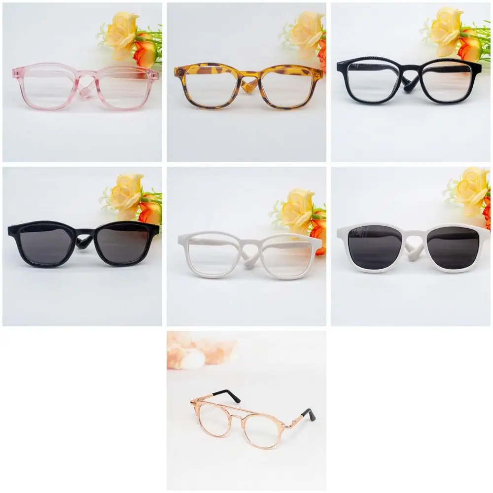 for 1/31/4 BJD Accessories For 15cm/20cm Dolls Fashion Glasses Clothes Plush Doll Eyeglasses Cute Frame Glasses