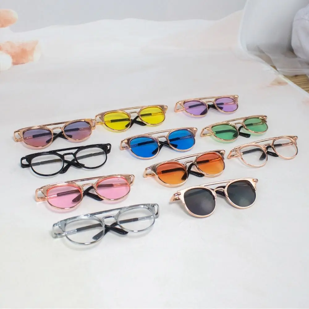 for 1/31/4 BJD Accessories For 15cm/20cm Dolls Fashion Glasses Clothes Plush Doll Eyeglasses Cute Frame Glasses