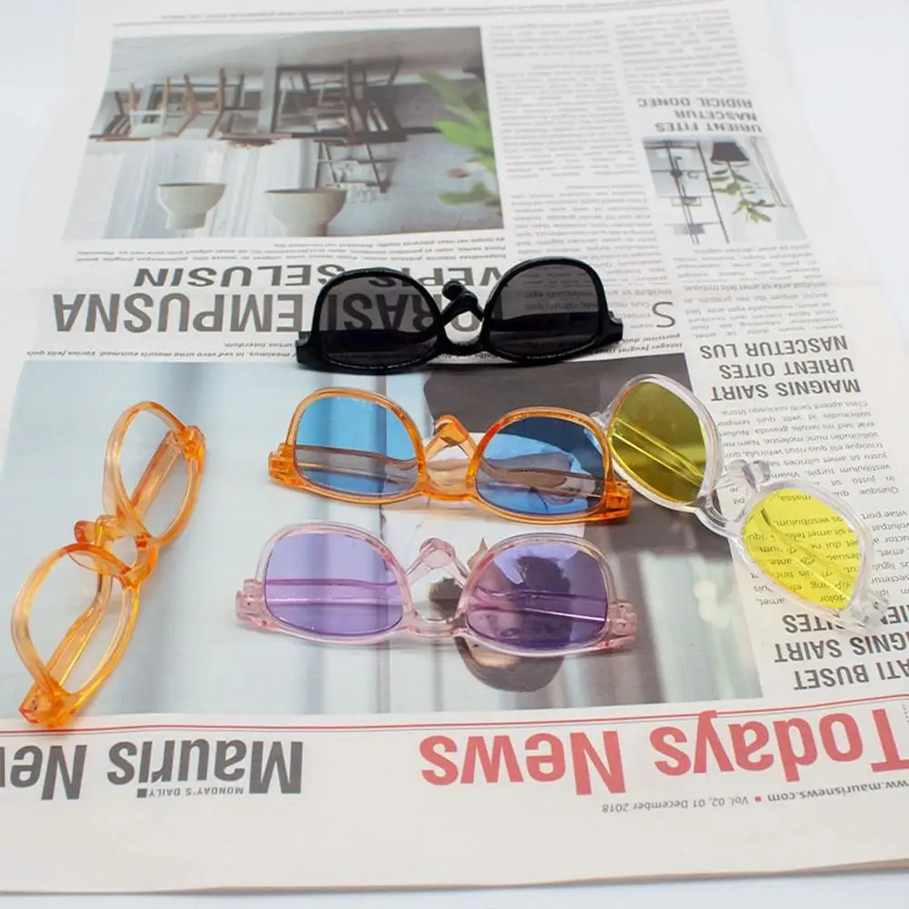for 1/31/4 BJD Accessories For 15cm/20cm Dolls Fashion Glasses Clothes Plush Doll Eyeglasses Cute Frame Glasses