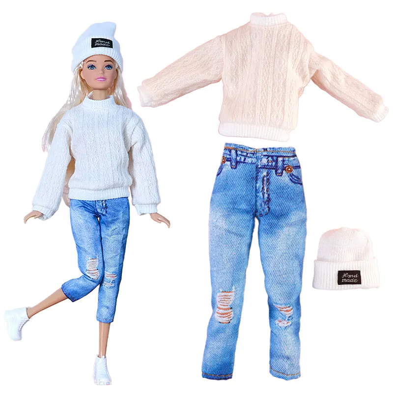 27 Styles Doll Clothes Fashion Sweater Outfit Dress Compatible for 30cm Girl Doll Accessories Christmas Birthday Toy for Kids