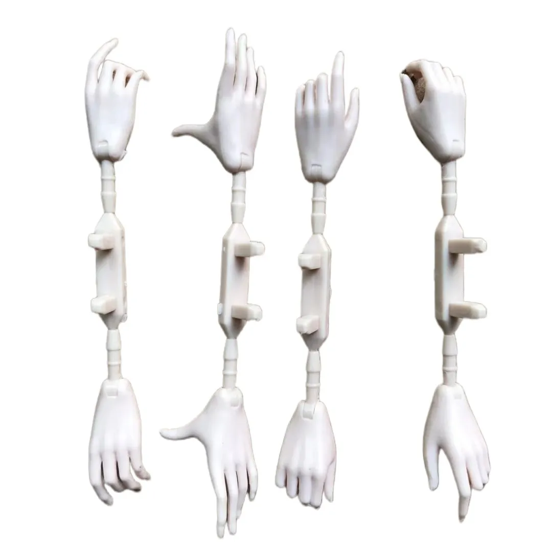 1/6 Doll Hands Feet Super White Beige Brown Doll Accessories 4 Gesture Doll Hands Decors For Female Dolls