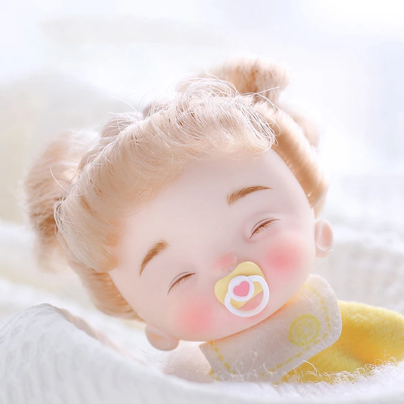 5Pcs Lovely Mini Doll Pacifier Play House Supplies Dummy Nipples For OB11 BJD Doll Baby Dolls Kids Toy Baby Pacifier Accessories