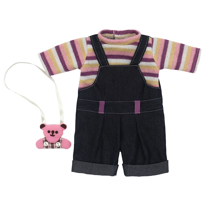 18" Girls Doll Overall Wear 43 Cm Baby Doll Clothes Rompers Children Girl Gifts