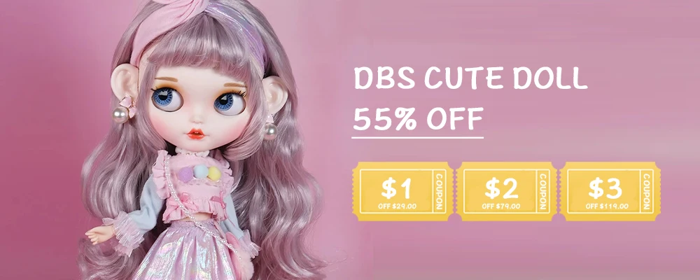 ICY DBS Blyth doll clothes pink dress Berets Plaid skirt anime suit cool outfits cosplay girl