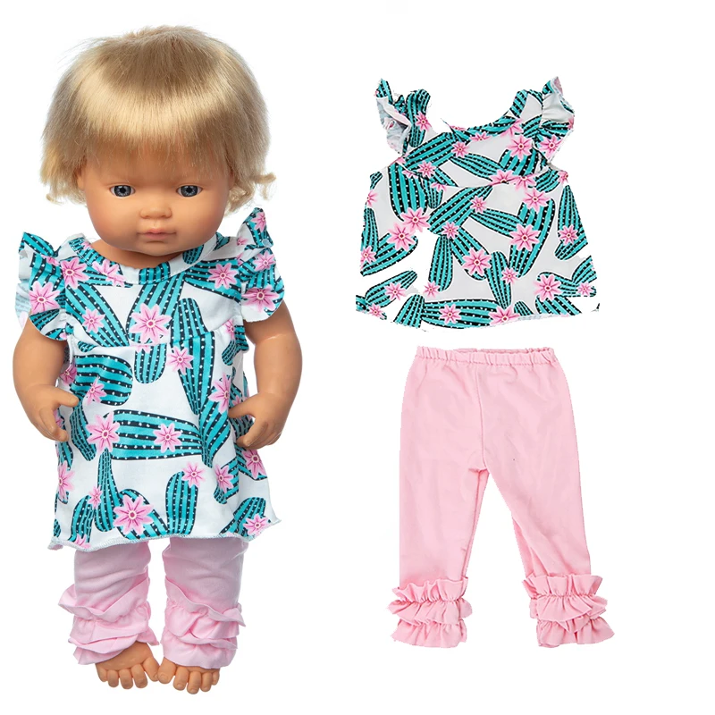 Reborn Baby Doll Clothes Jumpsuit 38 Cm Nenuco Doll Clothing Ropa Y Su Hermanita Toys Accessories