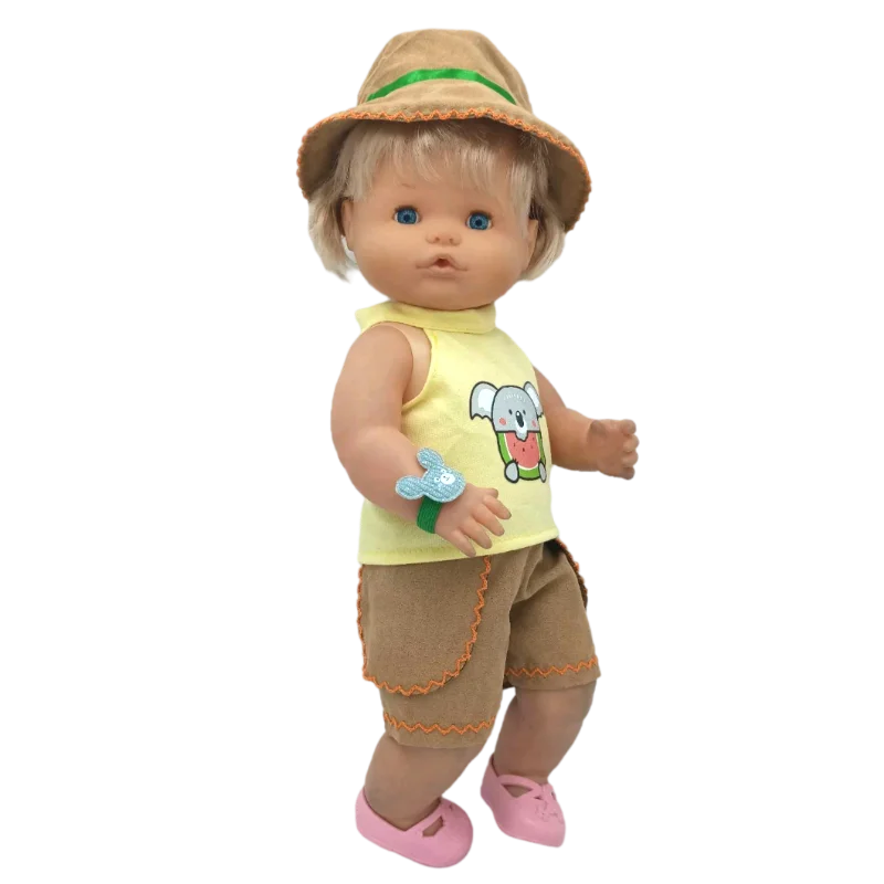 Reborn Baby Doll Clothes Jumpsuit 38 Cm Nenuco Doll Clothing Ropa Y Su Hermanita Toys Accessories