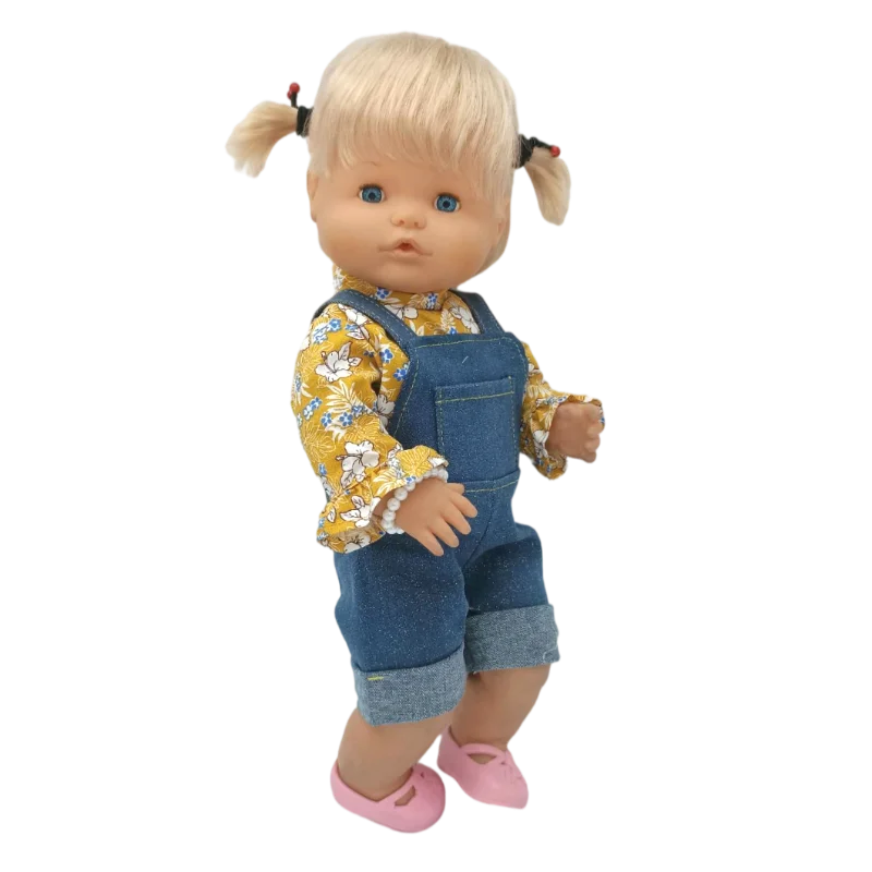 Reborn Baby Doll Clothes Jumpsuit 38 Cm Nenuco Doll Clothing Ropa Y Su Hermanita Toys Accessories