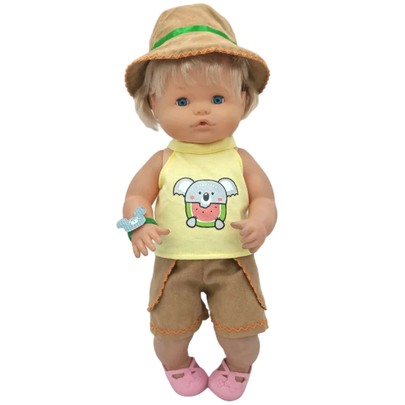 Reborn Baby Doll Clothes Jumpsuit 38 Cm Nenuco Doll Clothing Ropa Y Su Hermanita Toys Accessories