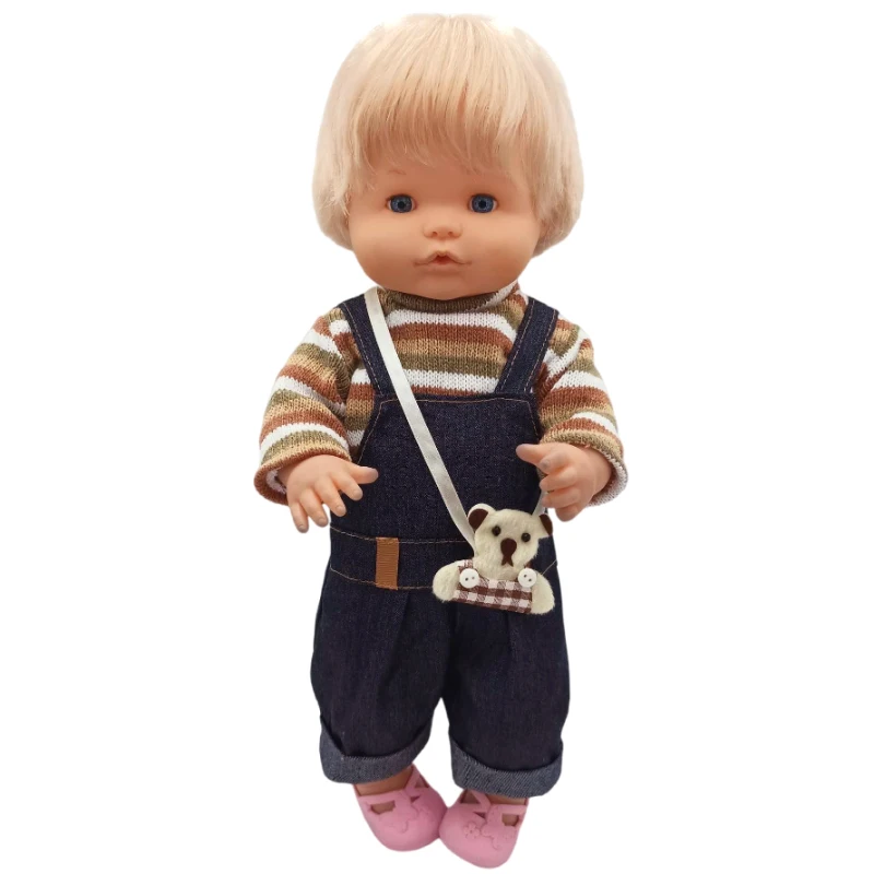 Reborn Baby Doll Clothes Jumpsuit 38 Cm Nenuco Doll Clothing Ropa Y Su Hermanita Toys Accessories