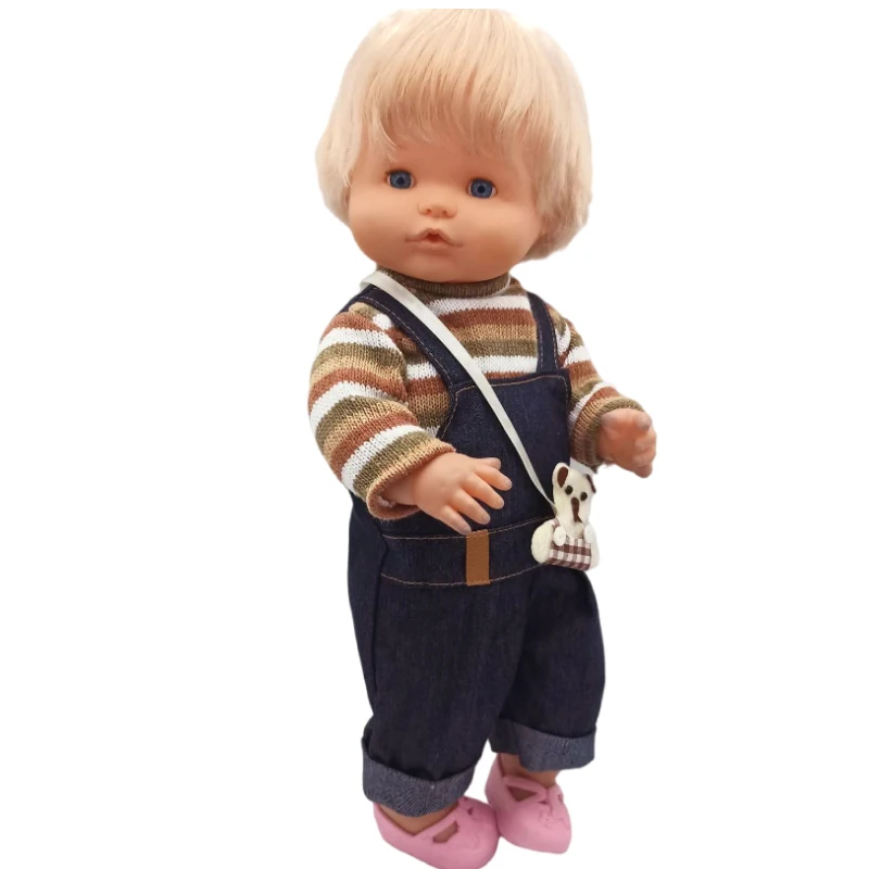 Reborn Baby Doll Clothes Jumpsuit 38 Cm Nenuco Doll Clothing Ropa Y Su Hermanita Toys Accessories
