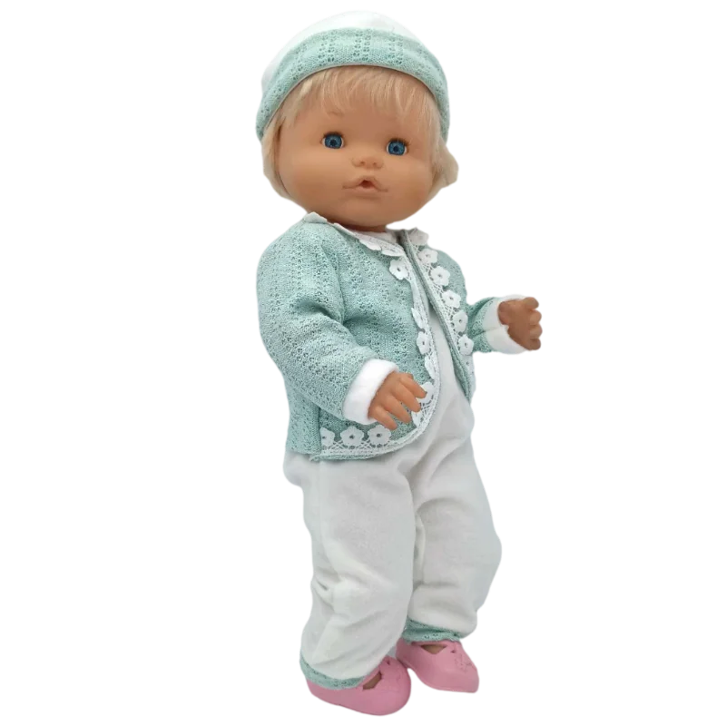 Reborn Baby Doll Clothes Jumpsuit 38 Cm Nenuco Doll Clothing Ropa Y Su Hermanita Toys Accessories