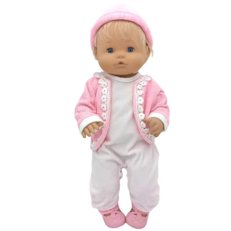 Reborn Baby Doll Clothes Jumpsuit 38 Cm Nenuco Doll Clothing Ropa Y Su Hermanita Toys Accessories