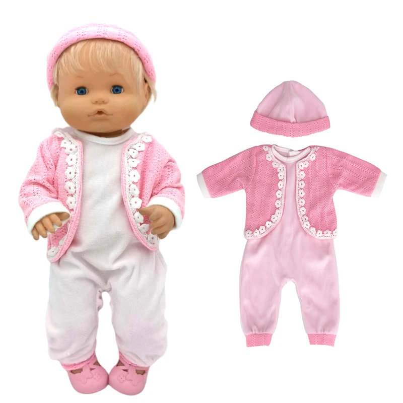 Reborn Baby Doll Clothes Jumpsuit 38 Cm Nenuco Doll Clothing Ropa Y Su Hermanita Toys Accessories