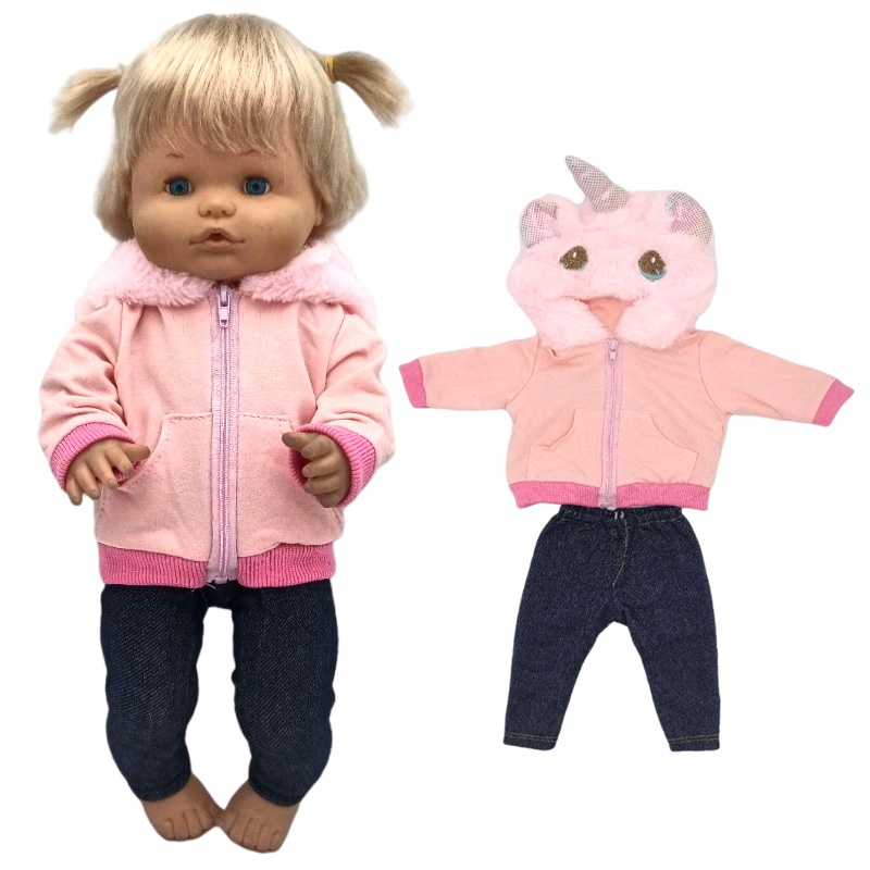 Reborn Baby Doll Clothes Jumpsuit 38 Cm Nenuco Doll Clothing Ropa Y Su Hermanita Toys Accessories