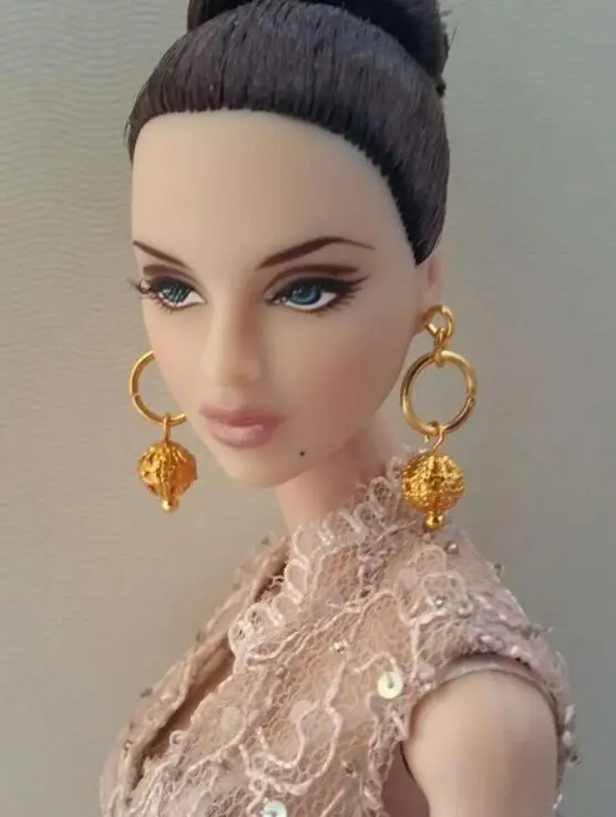 New styles Doll toy earings pretty jewelery for FR BB 1/6 dolls BBIKD24J