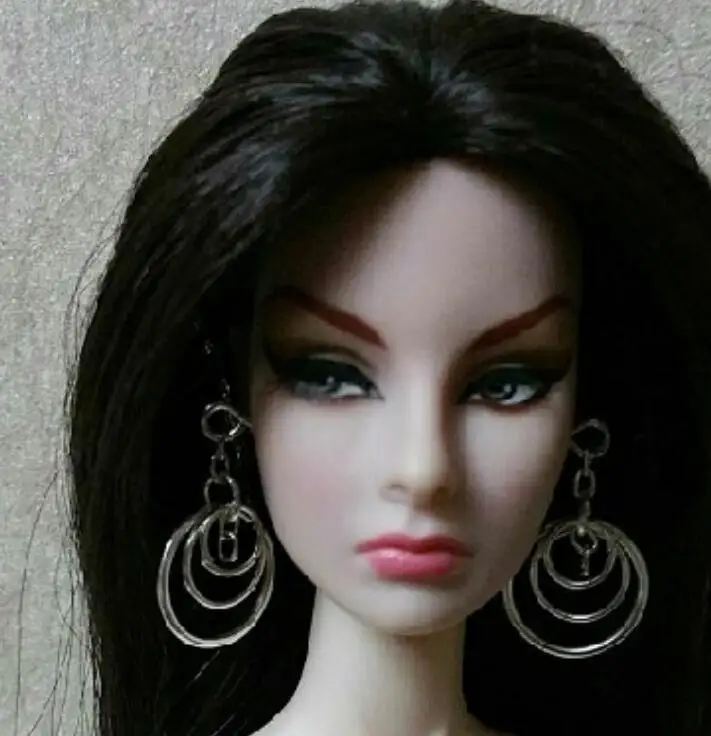 New styles Doll toy earings pretty jewelery for FR BB 1/6 dolls BBIKD24J