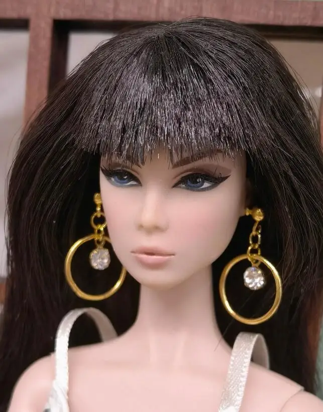New styles Doll toy earings pretty jewelery for FR BB 1/6 dolls BBIKD24J