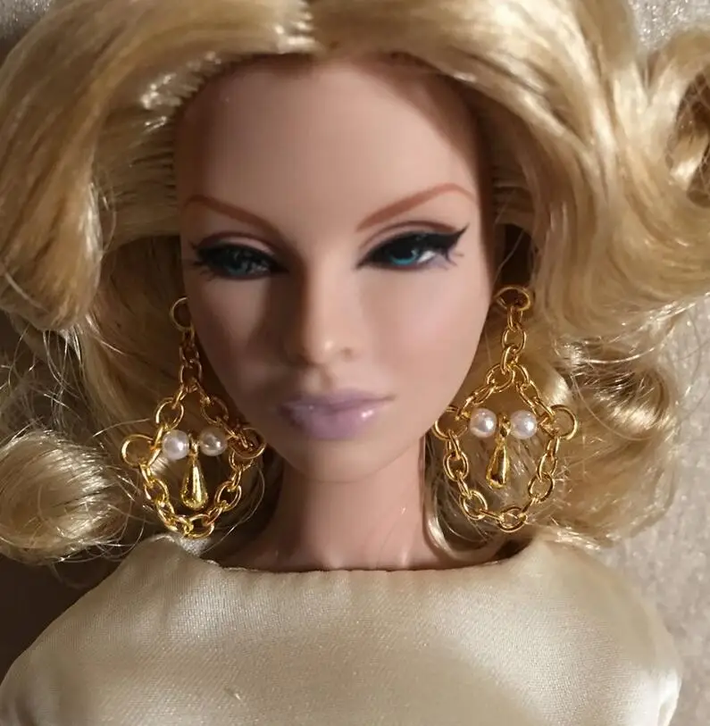 New styles Doll toy earings pretty jewelery for FR BB 1/6 dolls BBIKD24J