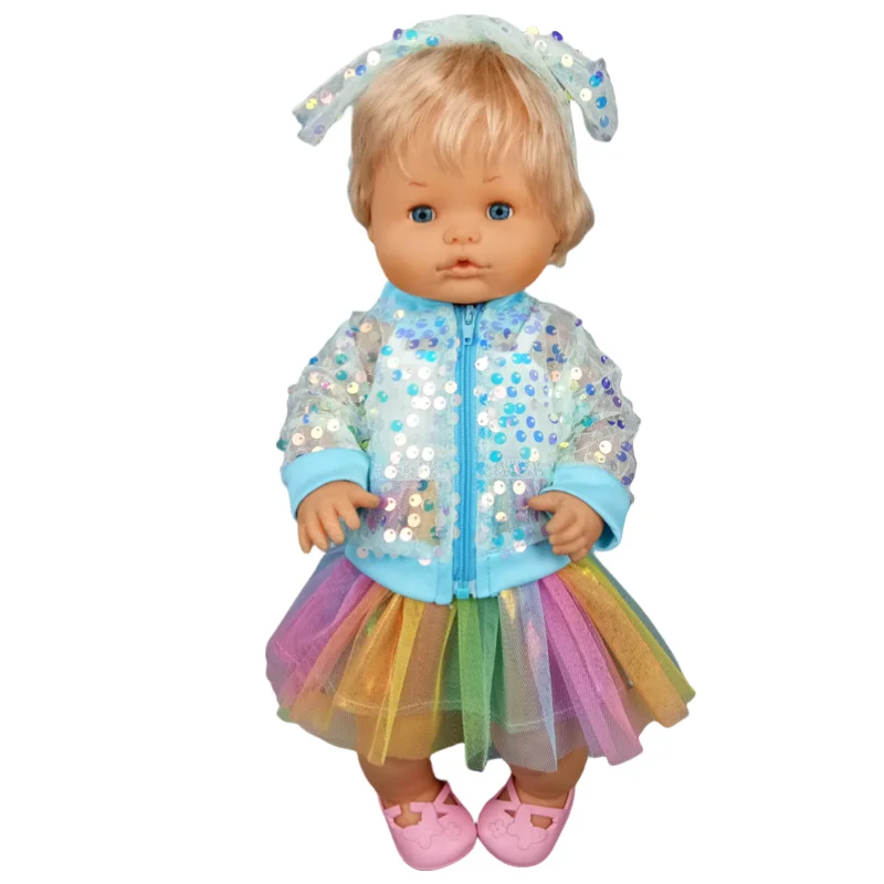 for 40cm Nenuco Baby Doll Dress Christmas Tree for 38cm Doll Clothes Costume