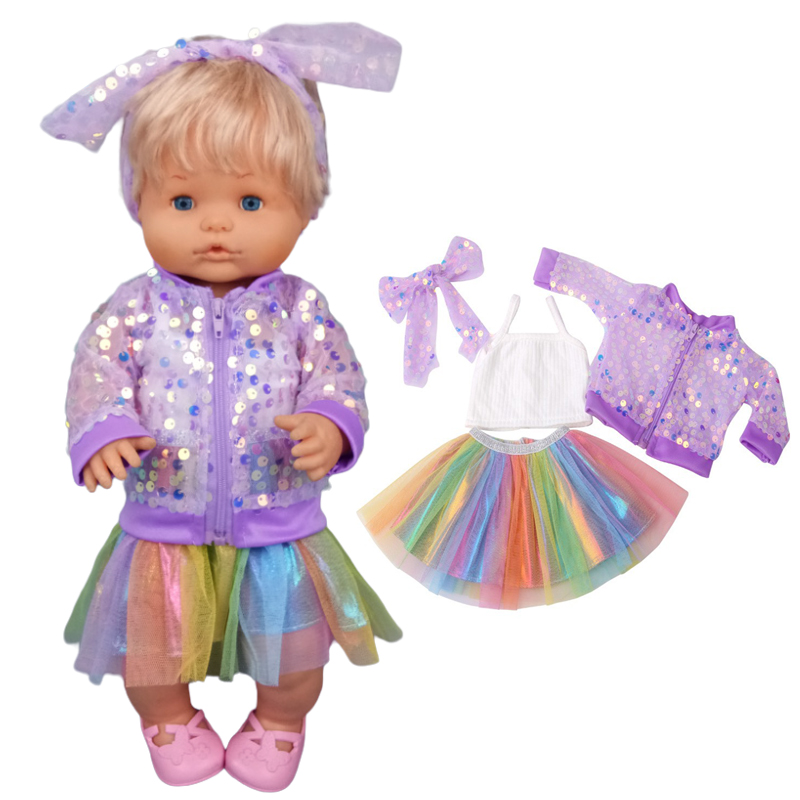 for 40cm Nenuco Baby Doll Dress Christmas Tree for 38cm Doll Clothes Costume