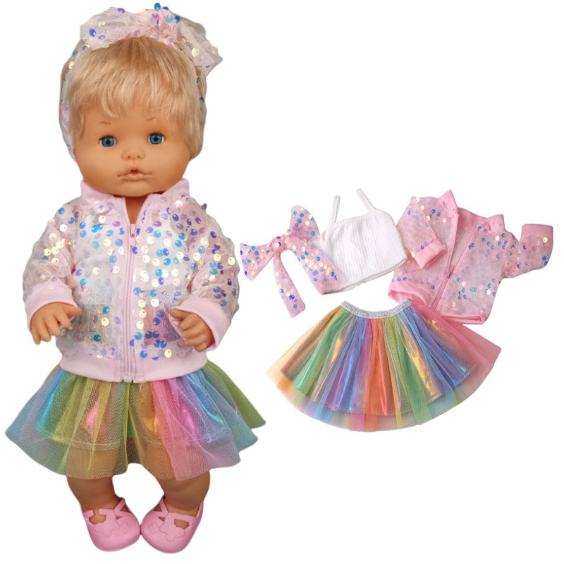for 40cm Nenuco Baby Doll Dress Christmas Tree for 38cm Doll Clothes Costume