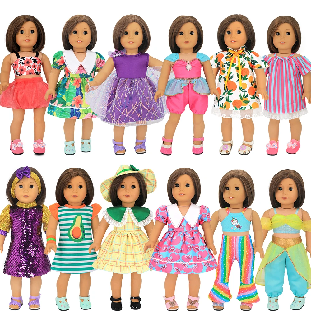 18' Girl Doll Costume Arabic Clothes Set 18-Inch Girl Doll Jasmine Clothes Baby Gift