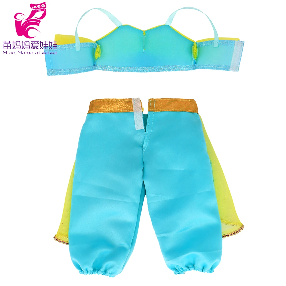 18' Girl Doll Costume Arabic Clothes Set 18-Inch Girl Doll Jasmine Clothes Baby Gift