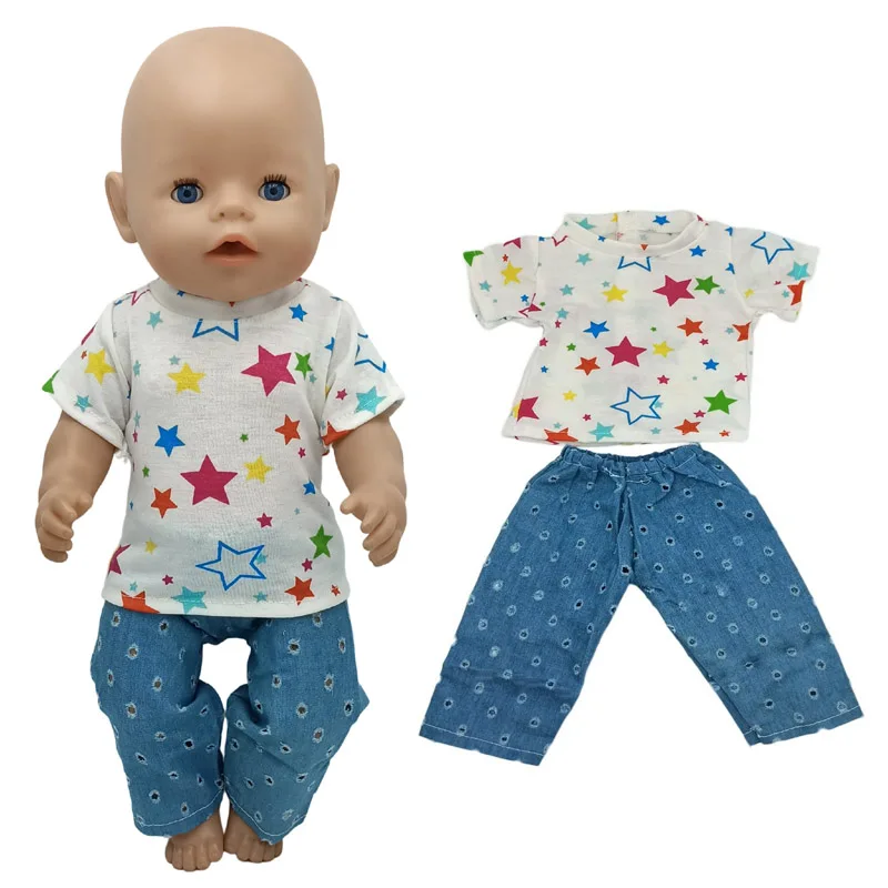 New Born Baby Doll Clothes Hooded Sweater for 18" Girl Doll Jacket Toys Doll Outfits