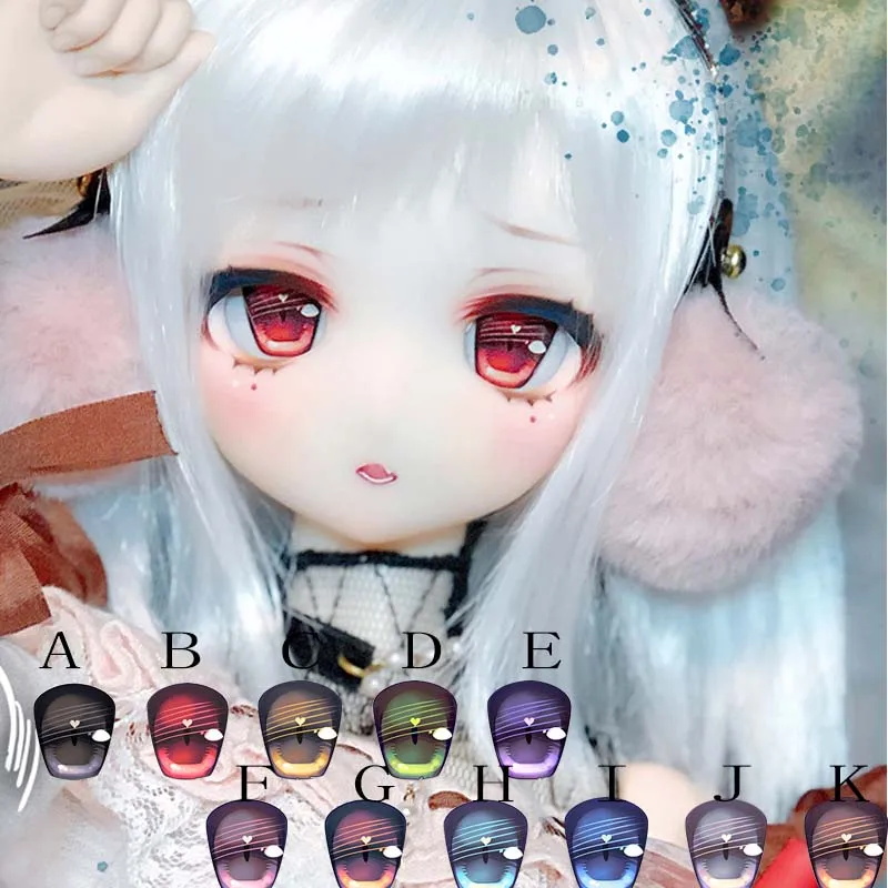 BJD Eyes doll Metallic Effect Eyes 10mm-24mm doll Acrylic Eyes for 1/8 1/6 1/4 1/3 BJD SD doll Accessories 10mm-24mm doll Eyes