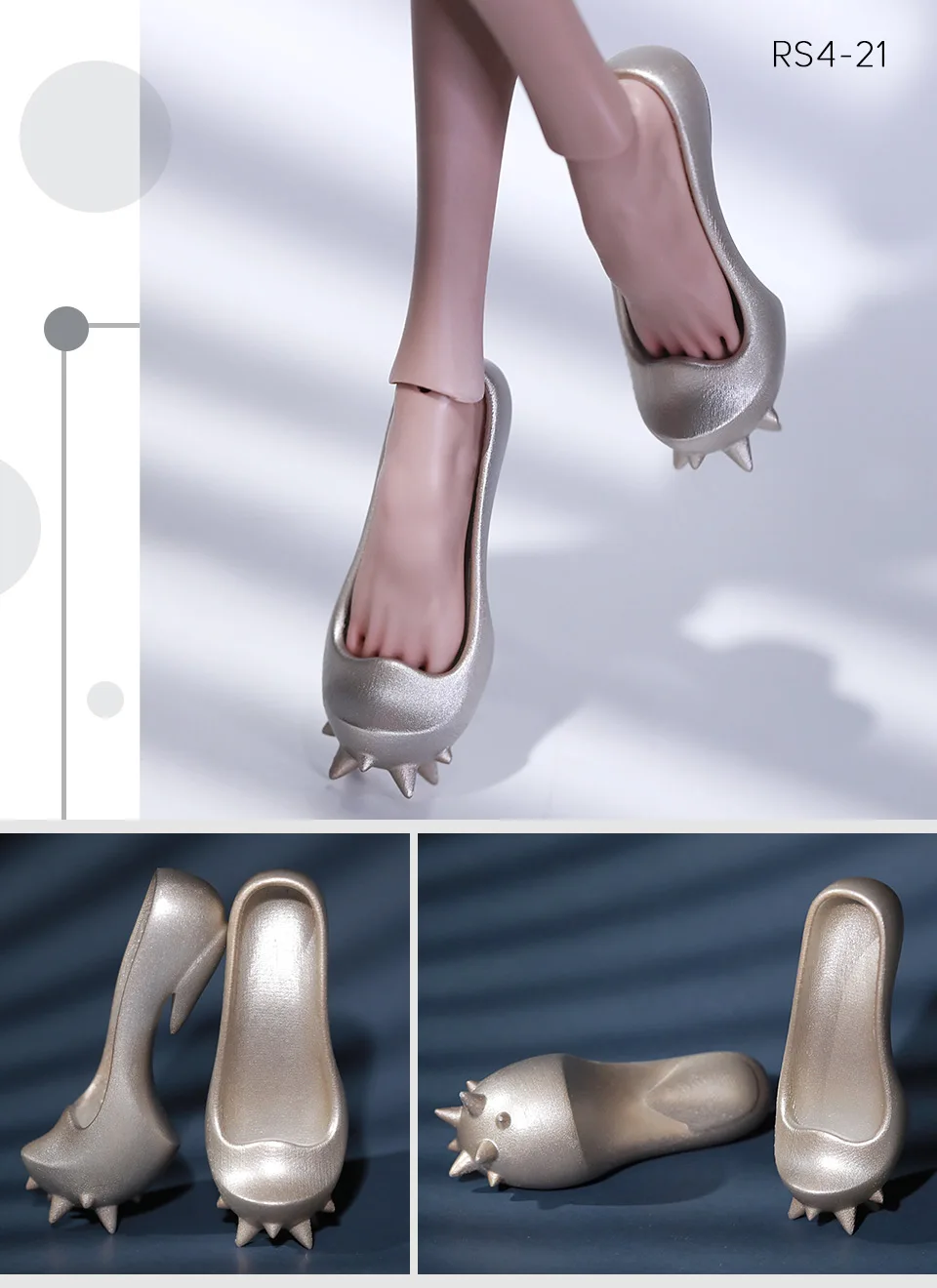 BJD Shoes 1/4 Doll Ballet Shoes LDS Queen Clothing MSD Size BJD Shoe Doll Accessories for Women Body Doll Accessories