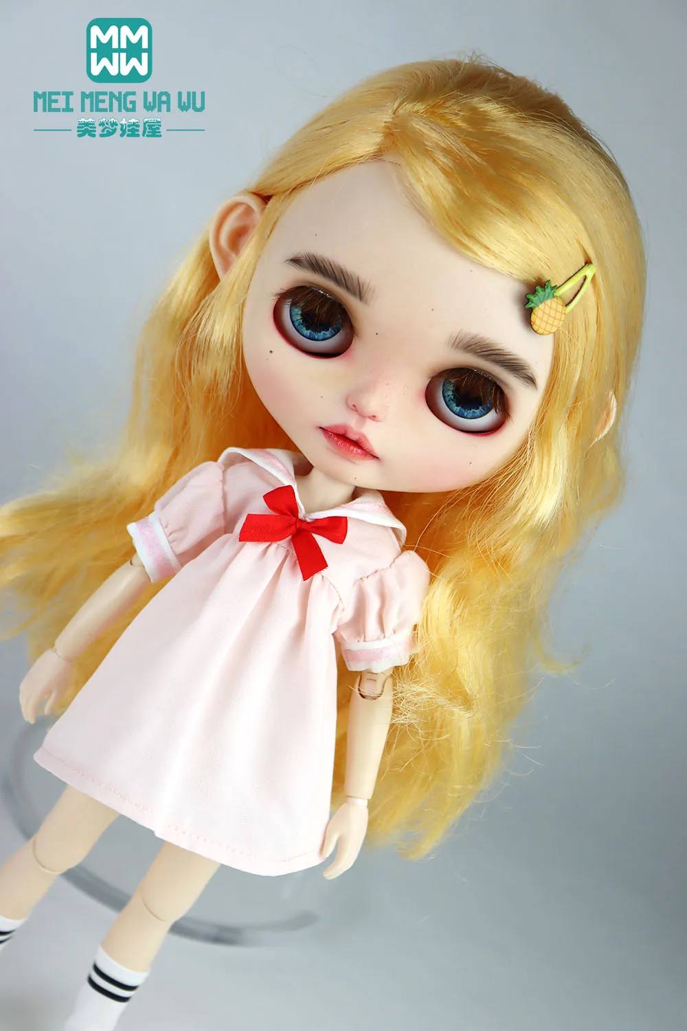 1pcs Blyth Doll Clothes Fashion JK Dress, Sailor Uniform, School Uniform for Blyth Azone OB23 OB24 1/6 Doll Accessories