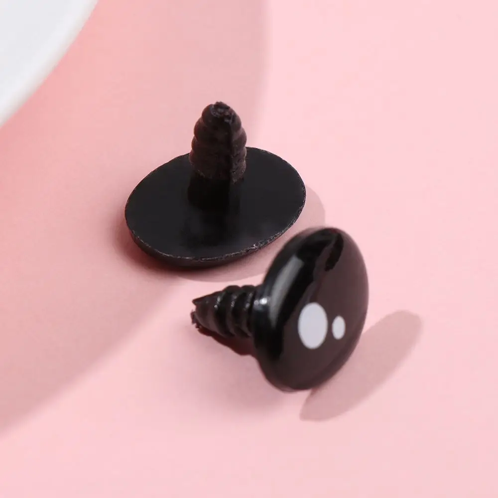 20/40Pcs Oval Black Eyes For Toys Cartoon Safety Eyes For Dolls Making Animal Amigurumi Bear Craft Accessories
