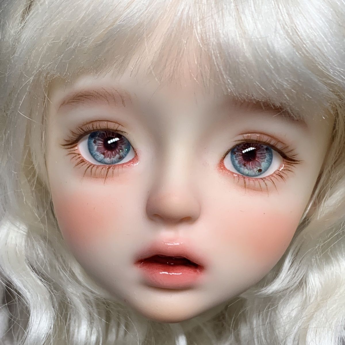 New Doll Eyes 12mm 14mm 16mm 18mm for Bjd Doll Plaster Eyeball Human Eye Pattern Handmade Diy Girl Toy Dress Up Doll Accessories