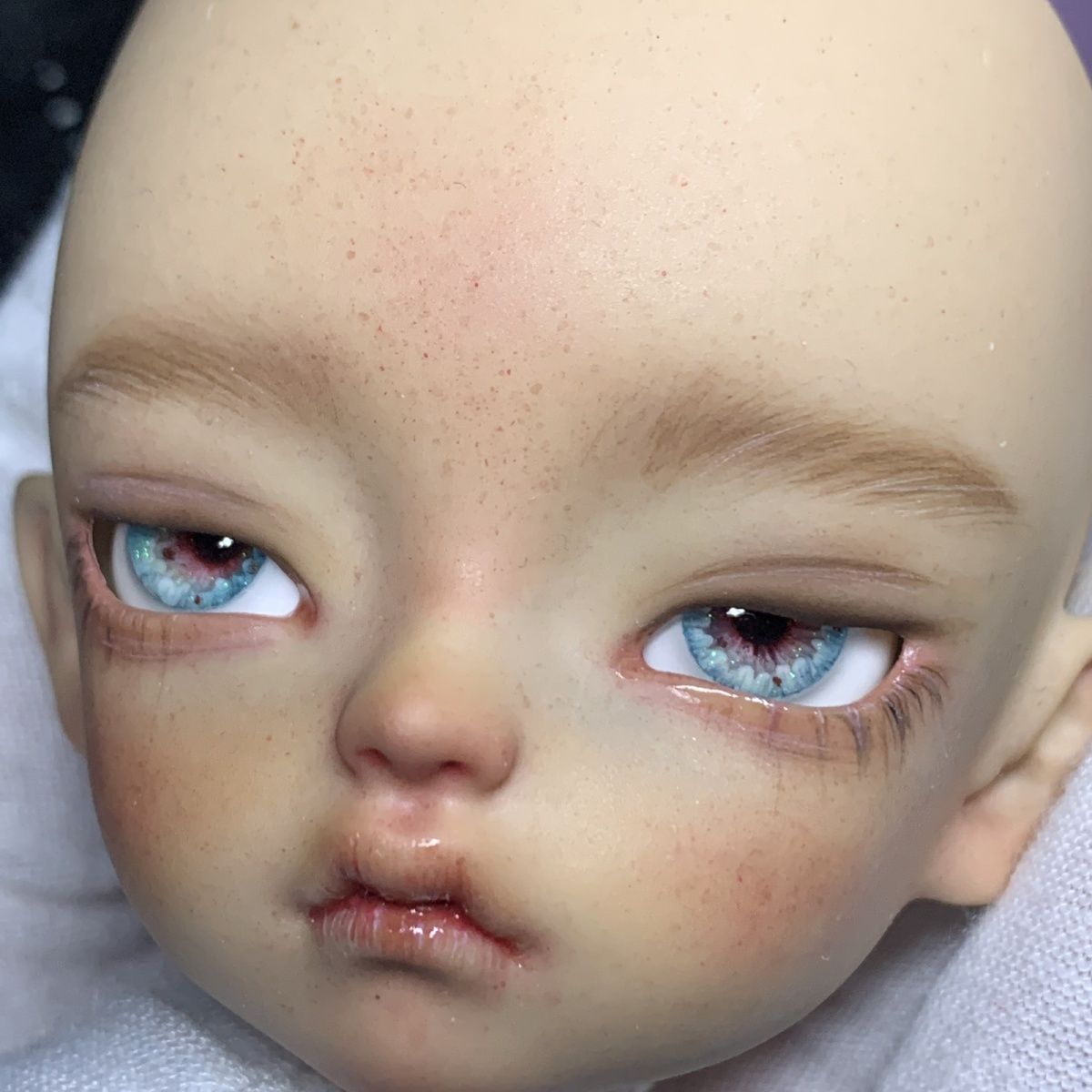 New Doll Eyes 12mm 14mm 16mm 18mm for Bjd Doll Plaster Eyeball Human Eye Pattern Handmade Diy Girl Toy Dress Up Doll Accessories