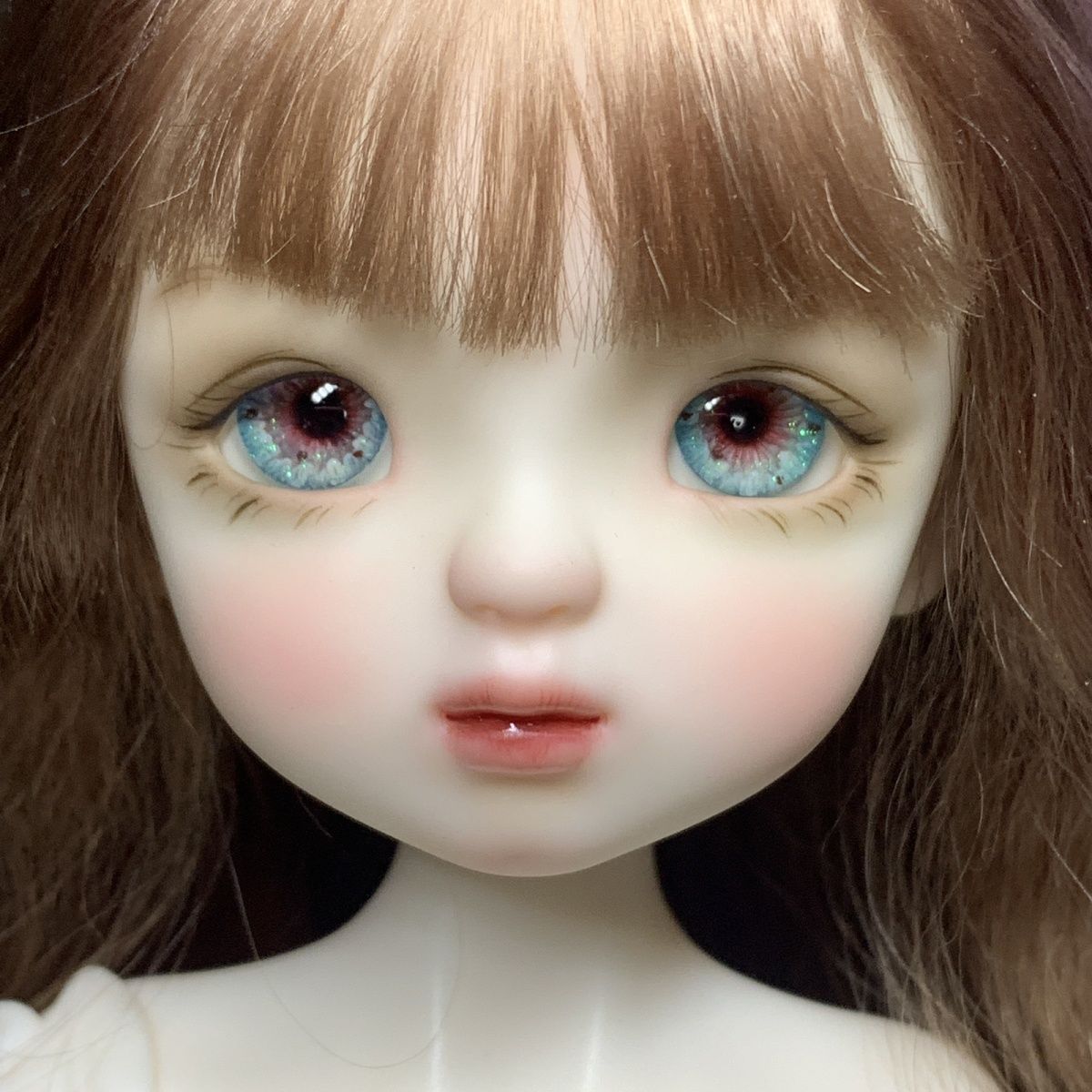 New Doll Eyes 12mm 14mm 16mm 18mm for Bjd Doll Plaster Eyeball Human Eye Pattern Handmade Diy Girl Toy Dress Up Doll Accessories