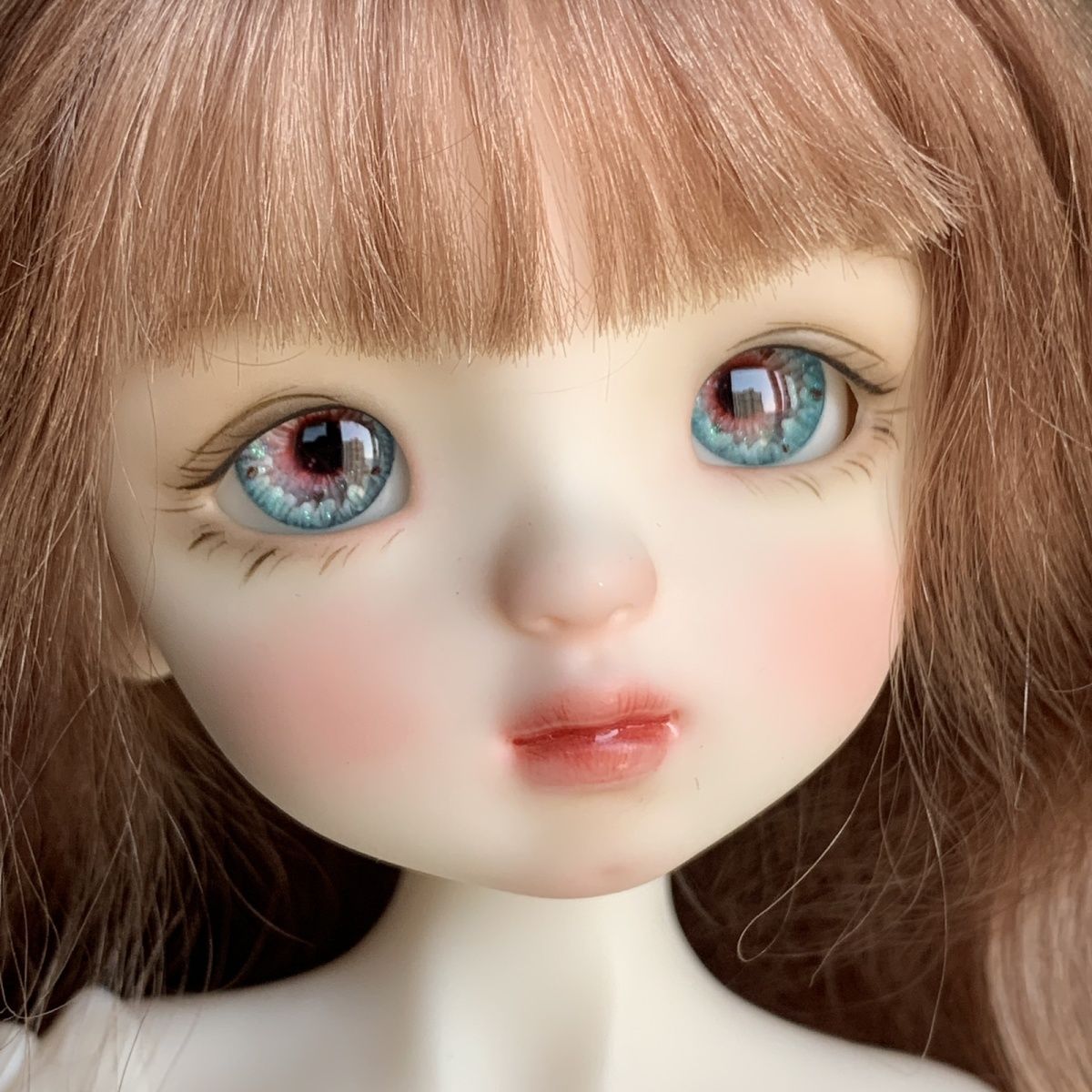 New Doll Eyes 12mm 14mm 16mm 18mm for Bjd Doll Plaster Eyeball Human Eye Pattern Handmade Diy Girl Toy Dress Up Doll Accessories