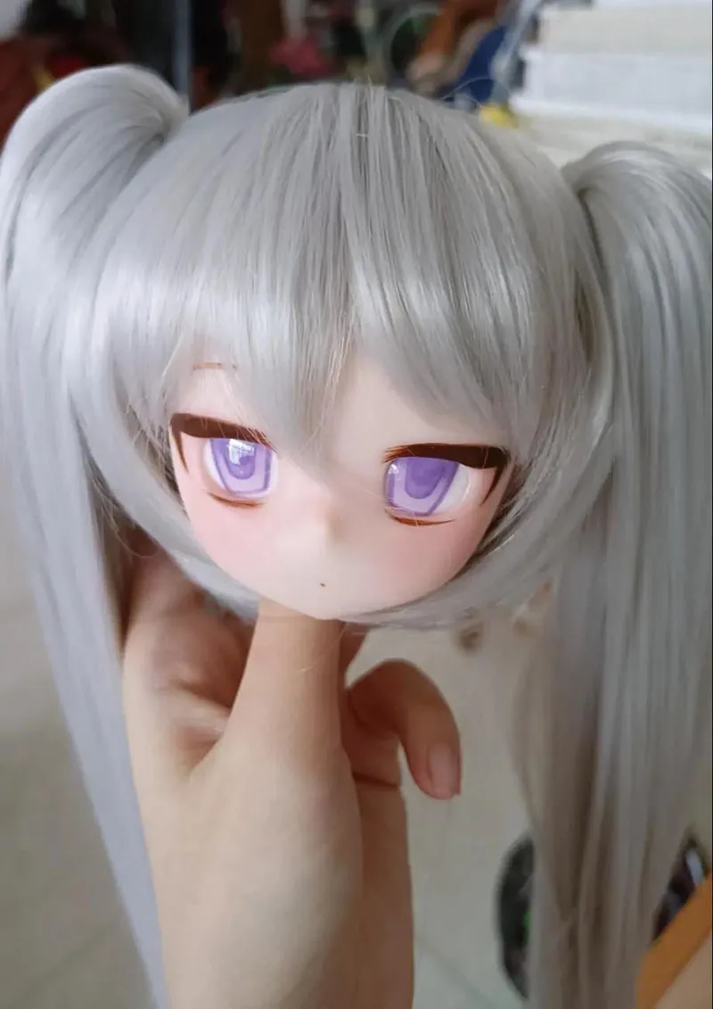 1/3 1/4 1/6 1/8 Bjd Wig High Temperature Long Wig Hair With Ponytails MSD SD For BJD Doll