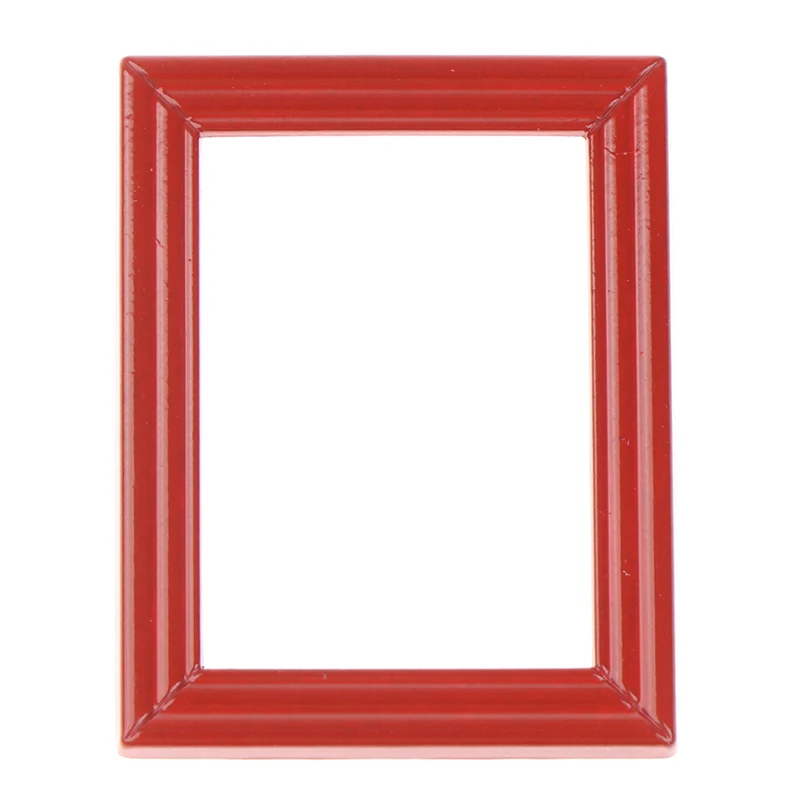 3.6*4.8CM 1/12 Retro Photo Frames Mirror Dollhouse Miniature Accessories Frames Photo Border Picture Frame Model Decor