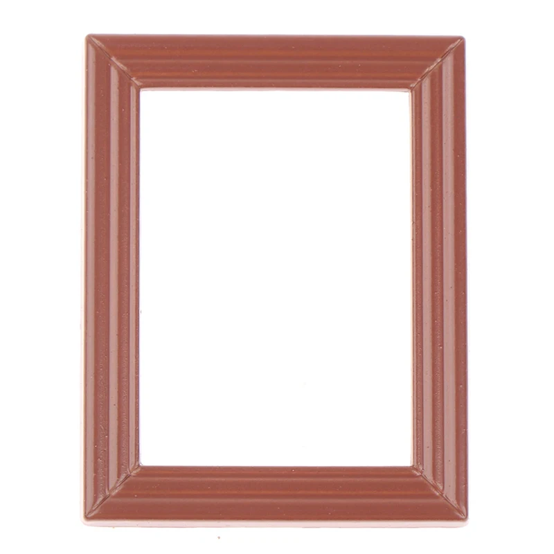 3.6*4.8CM 1/12 Retro Photo Frames Mirror Dollhouse Miniature Accessories Frames Photo Border Picture Frame Model Decor