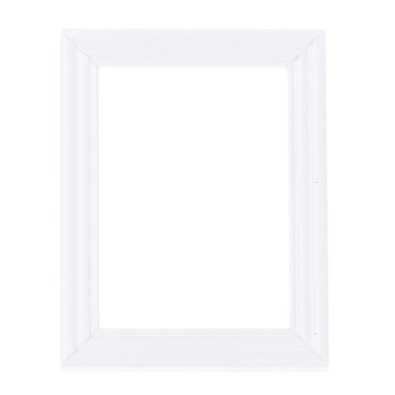 3.6*4.8CM 1/12 Retro Photo Frames Mirror Dollhouse Miniature Accessories Frames Photo Border Picture Frame Model Decor