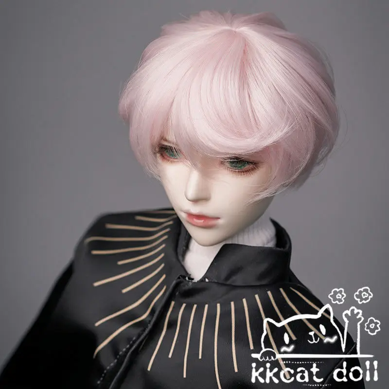 BJD doll wig suitable for 1/3 1/4 1/6 size fashion new handsome Japanese high temperature silk short hair universal male wig
