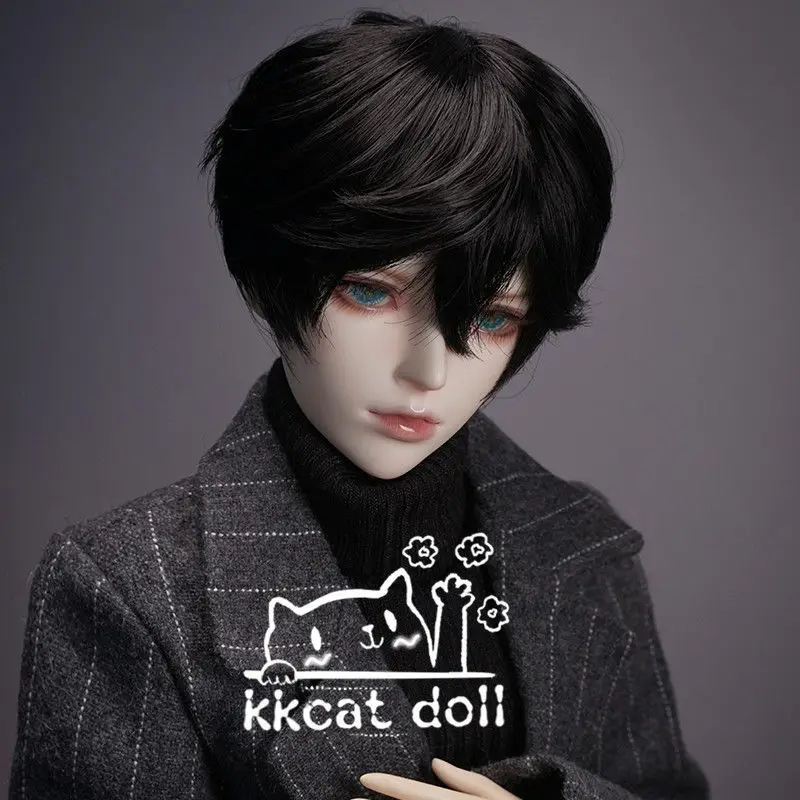BJD doll wig suitable for 1/3 1/4 1/6 size fashion new handsome Japanese high temperature silk short hair universal male wig