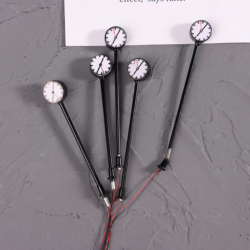 3V Miniature Led Lighting Model Railway 1:87 Scale Lights Lit Platform Clock Lamp Train Station Layout